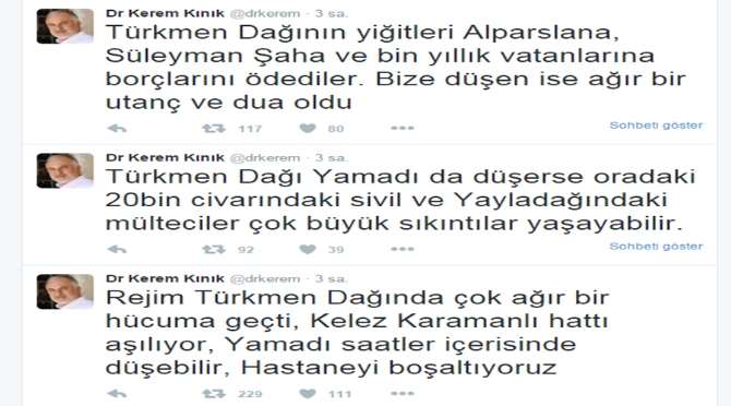 Türkmen Dağları’na Saldırı: 20 Bin Sivil Tehdit Altında
