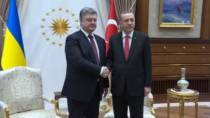 Ukrayna Devlet Başkanı İle Görüştü