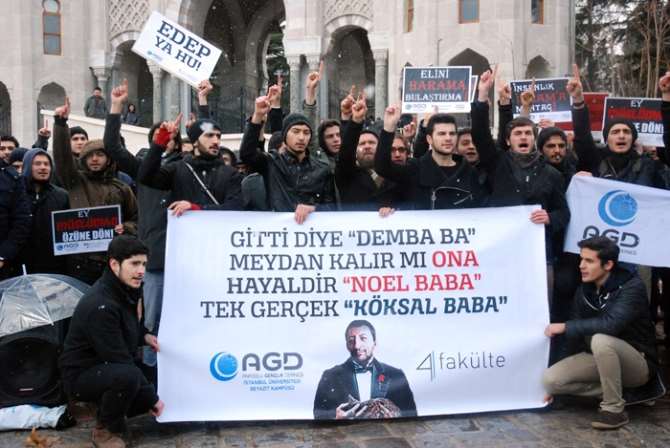 Üniversitelilerden ’yılbaşı’ Protestosu
