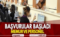BAŞVURULAR BAŞLADI