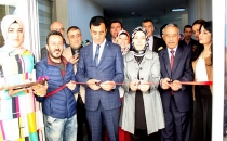 Bayan kursiyerler yaptıkları çalışmaları sergiledi