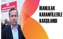 İRANLILAR KARANFİLLERLE KARŞILANDI