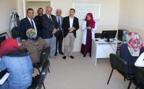 Kaymakam Çiçekli’den kursiyer kadınlara ziyaret