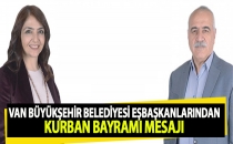VAN BÜYÜKŞEHİR BELEDİYESİ EŞBAŞKANLARINDAN KURBAN BAYRAMI MESAJ