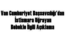 Van Cumhuriyet Başsavcılığı'dan İstismara Uğrayan Bebekle İlgili Açıklama