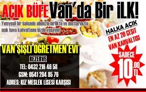 Van Şişli Öğretmenevi | vanda kahvaltı-vanda en uygun kaahvaltı-van kahvaltı salonu