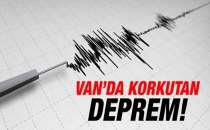 Van'da korkutan bir deprem daha!