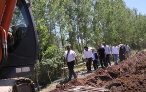 VASKİ, ERCİŞ’DE ASIRLIK SORUNLARI ÇÖZMEDE SONA GELDİ