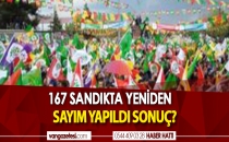 YENİDEN SAYIM YAPILAN SANDIKTAN ÇIKAN SONUÇ