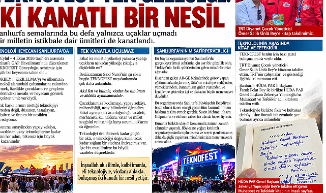 TEKNOFEST'TEN GELECEĞE: İKİ KANATLI BİR NESİL